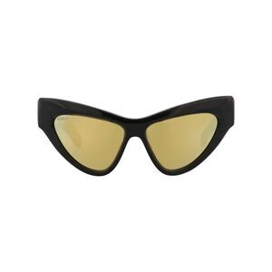 Gucci Cat Eye-Frame Recycled Acetate Sunglasses Black Womens